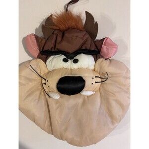 Vintage Looney Tunes TAZ Tasmanian Devil Plush Pillow Cover 1994 NOT STUFFED